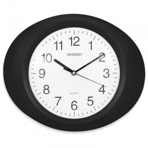 Часы настенные Energy EC-04 (33*27,5*4,5) овальные 9304