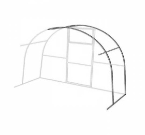 Удлинитель теплицы Райский сад цинк 3х2 станд. каркас 2 дуги