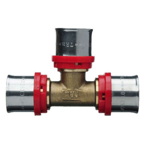 Тройник пресс 26*26*26" красн.кольцо TRm02510