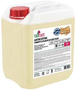 Антисептик бесцветный универсальный трудновымываемый для защиты древесины 1:20 (5л) PRO-90 PROpitka