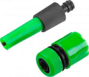 Насадка на шланг регулируемая с коннектором 1"