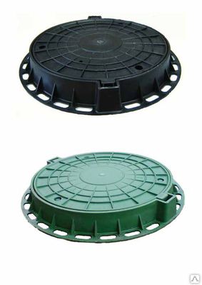 Люк садовый 750*576мм зеленый 