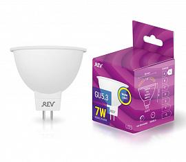 Лампа светодиод. 7Вт GU5.3 MR16 3000K матовая,рефлекторная  LLE-MR16-7-230-30-GU5