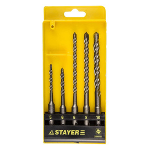 Набор буров STAYER PROFI (5шт)  2930-Н5 Набор буров STAYER PROFI (5шт)  2930-Н5