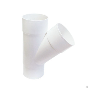 Тройник водосточной трубы 80/45 МUROL белый