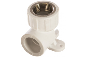 Угольник комбинированный вн.рез. 25*3/4" с креплением 