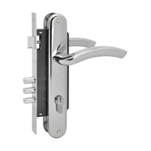 Замок врезной 23-85М 5 ключей хром Нора-М 206599