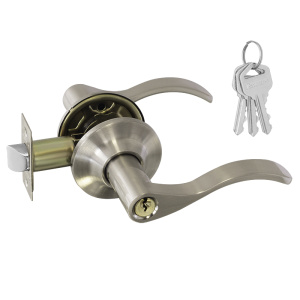 Защелка нажимная Нора-М матовый никель ISPARUS НН ключ/фиксатор 19812