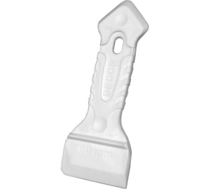 Шпатель резиновый двусторонний 60мм White Edition Decor 308-1060		
