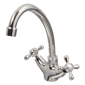 Смеситель д/кухни MELODIA Galateo Rus крест керамика MDV40205R  65322