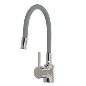 Смеситель д/кухни Ex-Promt Kitchen картридж д.40мм гибкий излив gray Ex125.4-11 лат.(без подвод Смеситель д/кухни Ex-Promt Kitchen картридж д.40мм гибкий излив gray Ex125.4-11 лат.(без подвод
