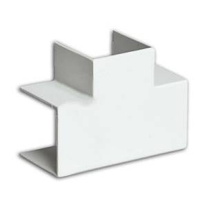 Тройник накладной 90° 16*16 белый Рувинил