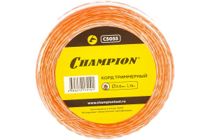 Леска д/трим. CHAMPION SguareTwist DUO 2мм*15м витой квадрат С5055