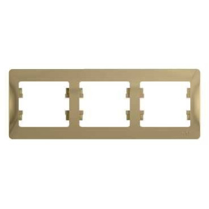 Рамка 3-м Glossa титан GL000403