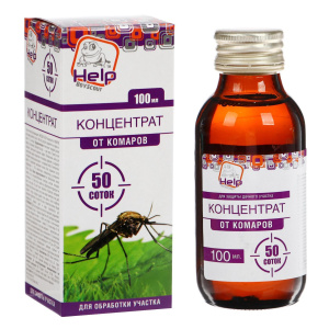 Концентрат от комаров HELP на весь сезон 100мл  793560