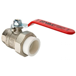 Кран латунный под РРR 25*3/4" вн.рез. с накидной гайкой