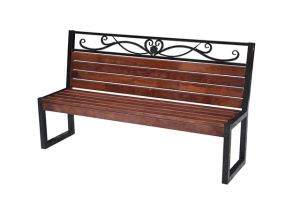 Скамейка №27 (1,5м) с деревом 1376-1