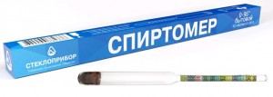 Спиртометр бытовой 14,5см диапазон 0-96 С