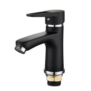 Смеситель д/умывальника SL77BL-001F черный/хромRMS