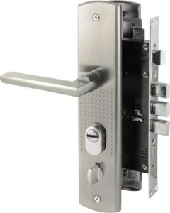 Замок врезной НОРА-М 200 правый матов. никель