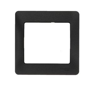 Рамка 1-м Glossa антрацит GL000701