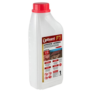 Антисептик-антипирен UpGUARD F7 2 гр. д/защиты древесины с контролем нанесения концентрат 1:15 (1л)