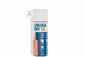 Пена бытовая всесезонная UNIKA DIY 15 (300мл)
