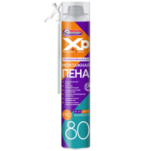 Пена монтажная профессиональная "XP" 80л 890мл 1050г всесезонная  01-01-40