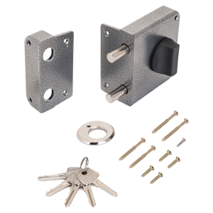 Замок накладной ЗН1-2-3  2-х ригельный 5ключей 257039