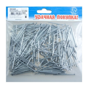 Гвозди фин. оцинк. 2,2х50 (500гр) Гвозди фин. оцинк. 2,2х50 (500гр)