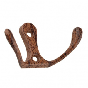 Крючок двойной 04.12.10 большой (дерево) 302040