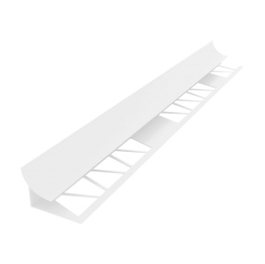 Раскладка-уголок под плитку 7-8мм вн. 2,5м белая