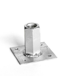 Шайба с муфтой сквозная SHM 60х60х2ммх12