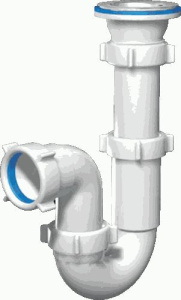 Сифон АНИ  1.1/2"*40 прямоточный D0100 (32185) Сифон АНИ  1.1/2"*40 прямоточный D0100 (32185)
