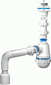Сифон АНИ Грот 1.1/2"*40 с гибк.трубой 40х50 А0110 / 88981 Сифон АНИ Грот 1.1/2"*40 с гибк.трубой 40х50 А0110 / 88981