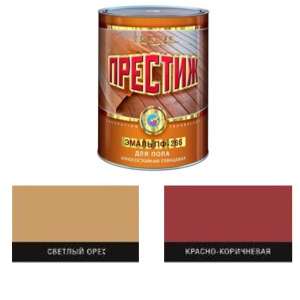 Эмаль ПФ-266 красно-коричневая д/пола (0,9кг) Престиж