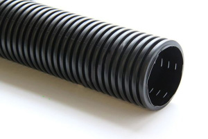 Труба дренажная гофр. Д110мм (с перфорацией) б/фильтра