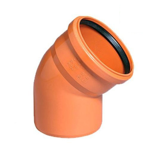 Отвод для наружной канализации 110/30° KG 98683