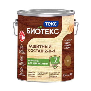 Антисептик Биотекс 2в1 орех (2,7л)
