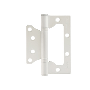Петля накладная унив. 100*75*2,5мм FHP-STD б/колпачка белая (2шт) Нора-М 18474