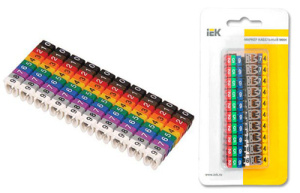 Маркер кабельный наборный-комп. цв.цифр (0-9) 1,5мм2 UMK01-02-09 / SQ0534-0061