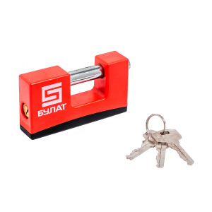Замок навесной всепогодный Булат ВС 1-К95 ПЛ 3 ключа 223271