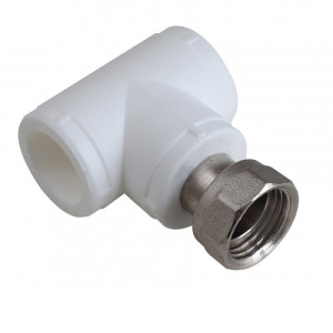 Тройник с накидной гайкой 20*3/4"