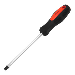 Отвертка Anti-Slip SL8,0х150мм CrV 2к рукоятка Matrix