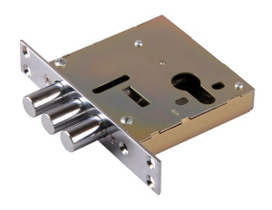 Корпус врезного замка 2514-Ц-3Р Верхний 3 ригеля б/мц.