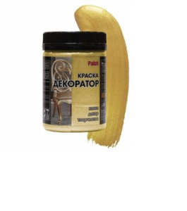 Краска декоративная акриловая золото перламутр (0,25кг) ПалИж 147
