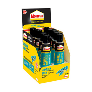 Клей Момент д/лодок и ПВХ изделий (30мл) 1940943