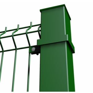 Столб зеленый 40*40/1.5мм h - 2.3м порош. покрытие