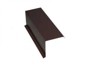 Планка боковая коричневая 3000