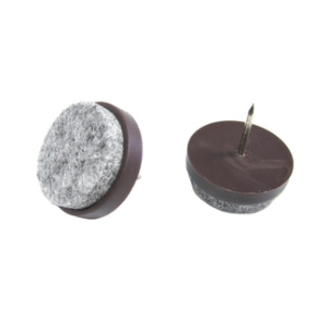 Пункт фетр. с гвоздем D24мм коричневый (8шт) fix-o-moll 